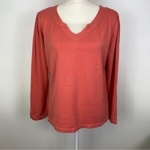 J. Jill  Long Sleeve Cotton Top XL Petite